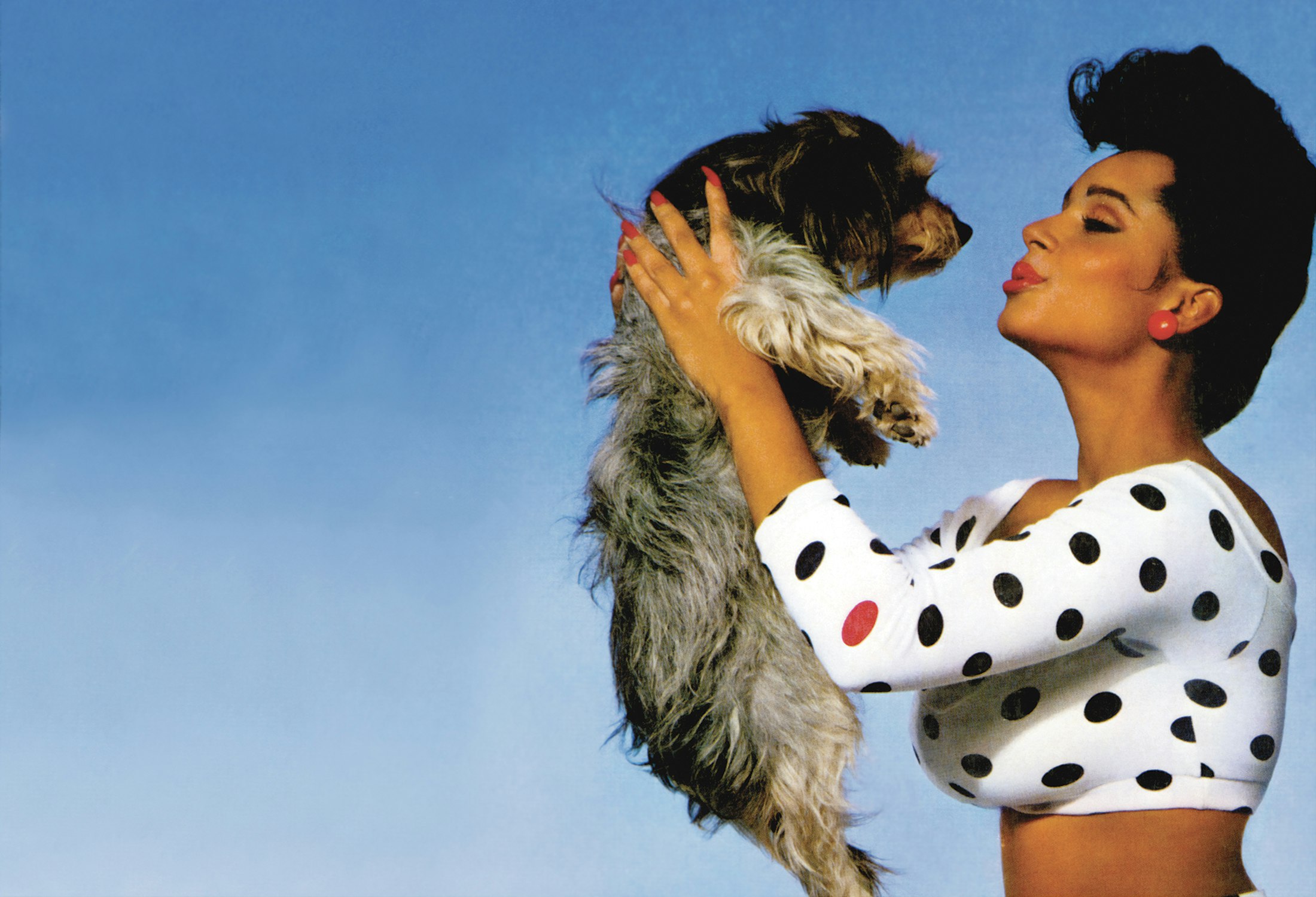 Detail of “Madhouse 8” back cover with Maneca Lightner, Prince’s then girlfriend, photographed by Richard Litt.